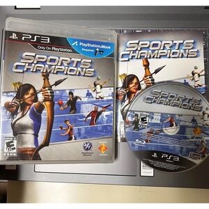 021-017 Sports Champions PlayStation 3 PS3 Move Complete, Tested Video‎ Game